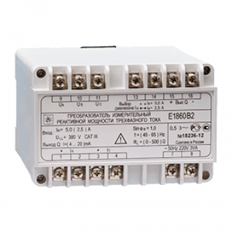 Е1860 преобразователь измерительный реактивной мощности фото 1