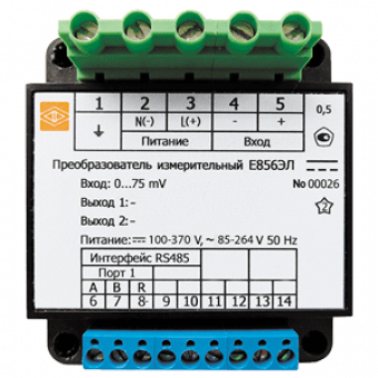 Е856ЭЛ преобразователь измерительный постоянного тока и напряжения фото 1