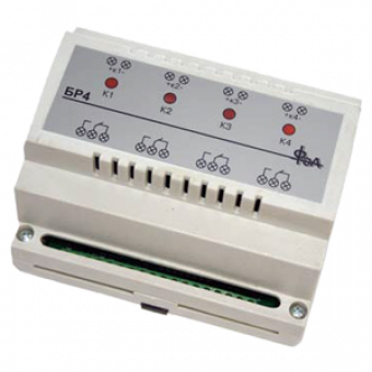 БР4-24 блок реле 24 В, 7 А, IP20 фото 1