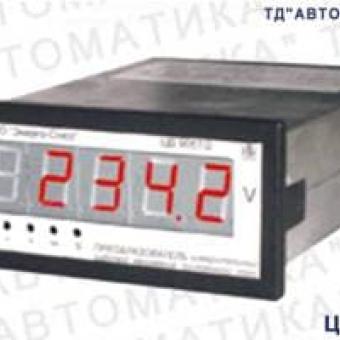 ЦВ9057 преобразователь измерительный напряжения постоянного тока щитовой с RS485 фото 1