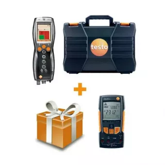 Газоанализатор Testo 330-1 LL+ мультиметр testo 760-2 с магнитным креплением (комплект) фото 1