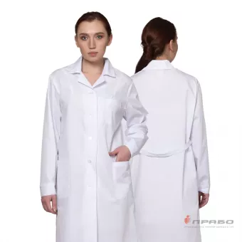 Халат медицинский женский  Стандарт  белый фото 1