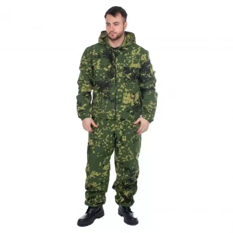 Костюм Стрелок (тк.Смесовая) брюки HUNTSMAN, КМФ горох фото 1