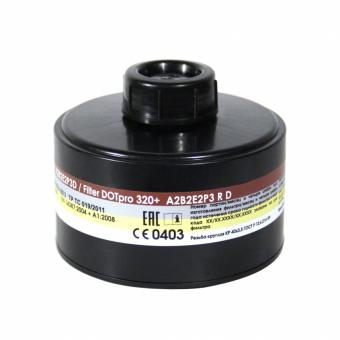 Фильтр для противогаза ДОТпро 320+ А2В2Е2Р3D фото 1