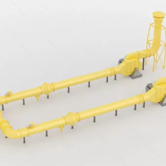Установка газооотводящая наземного исполнения взрывозащищенная ГОУН фото 1